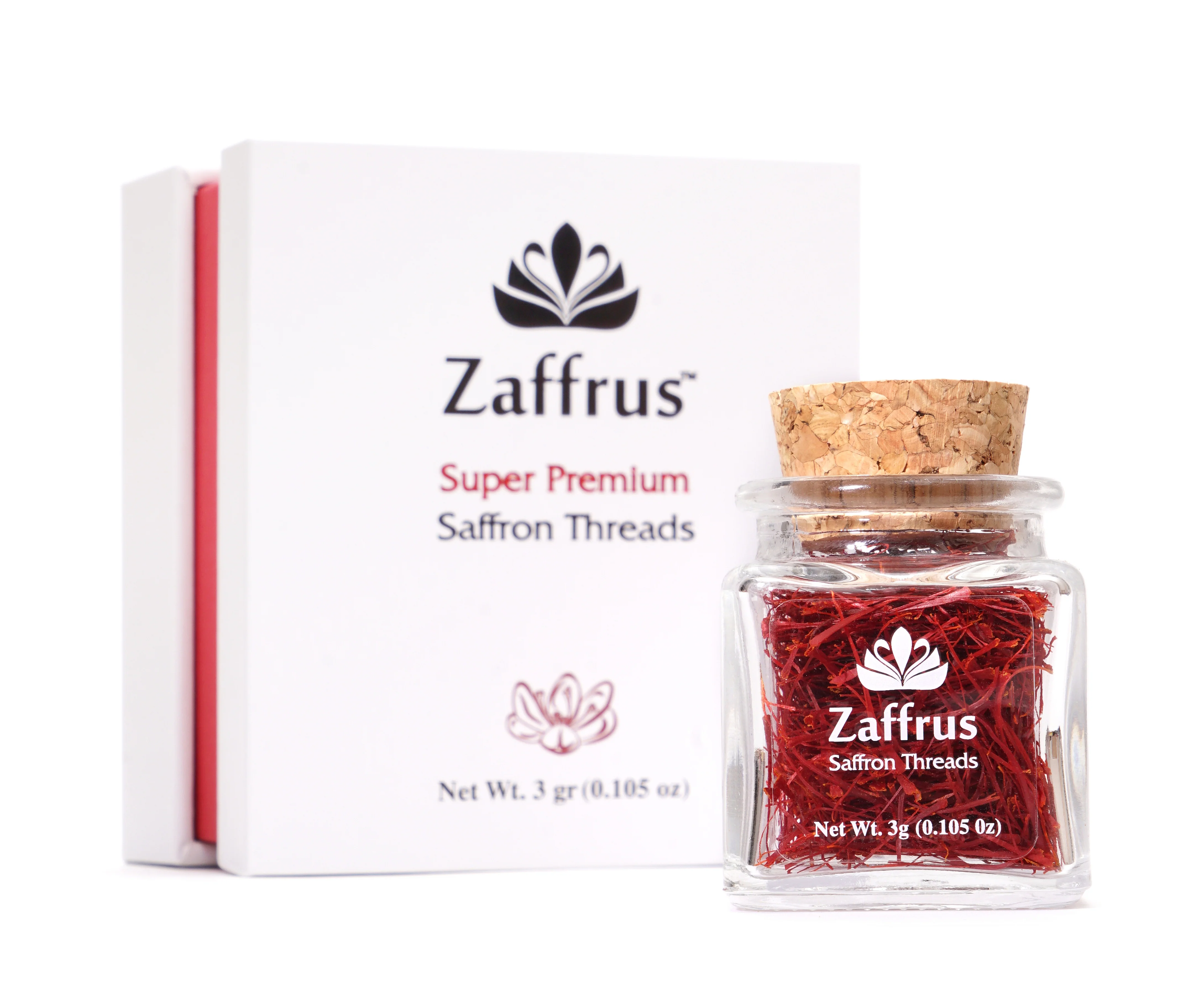 Premium Saffron in Glass Jar