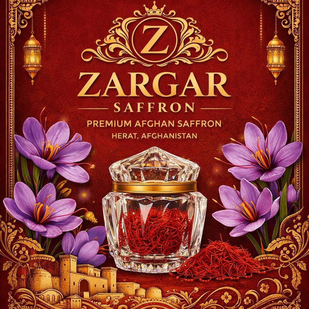 Zargar Saffron Luxury Packaging